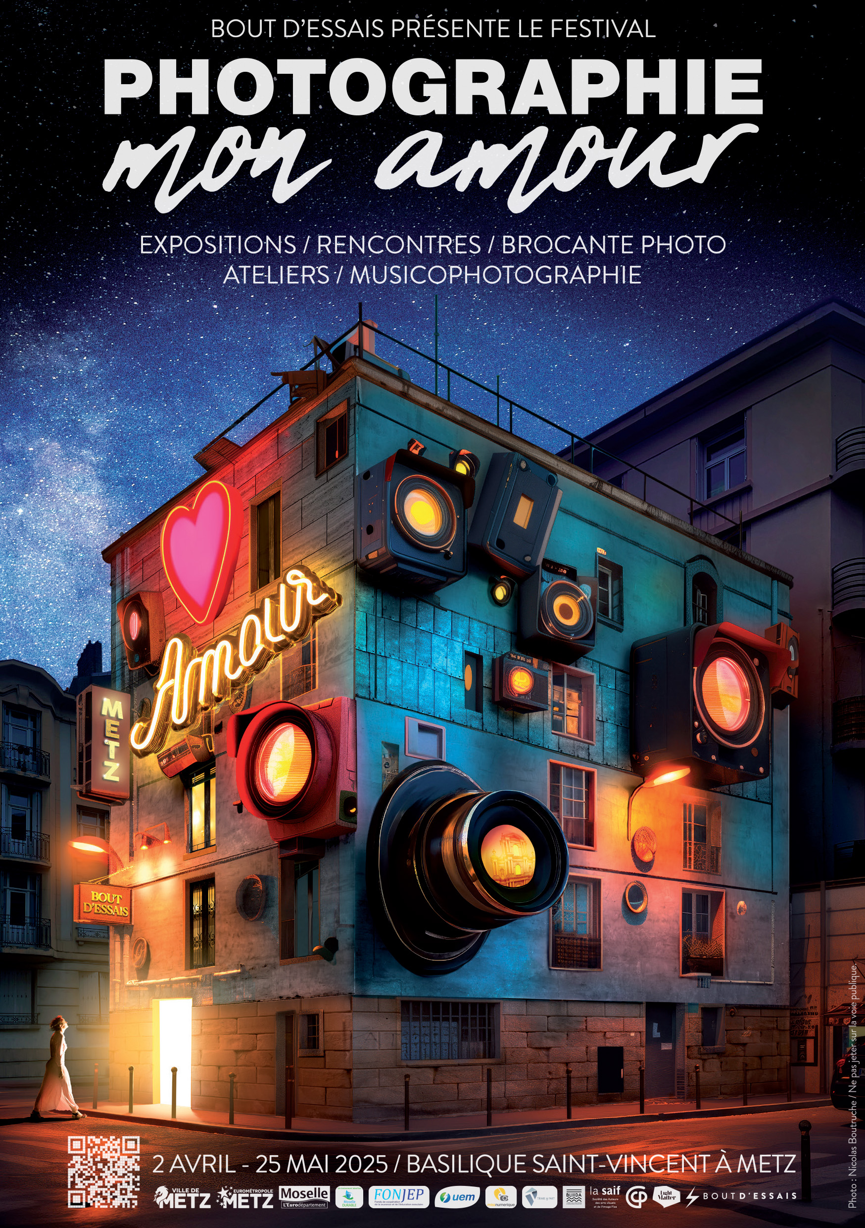 Affiche du festival photographie mon amour