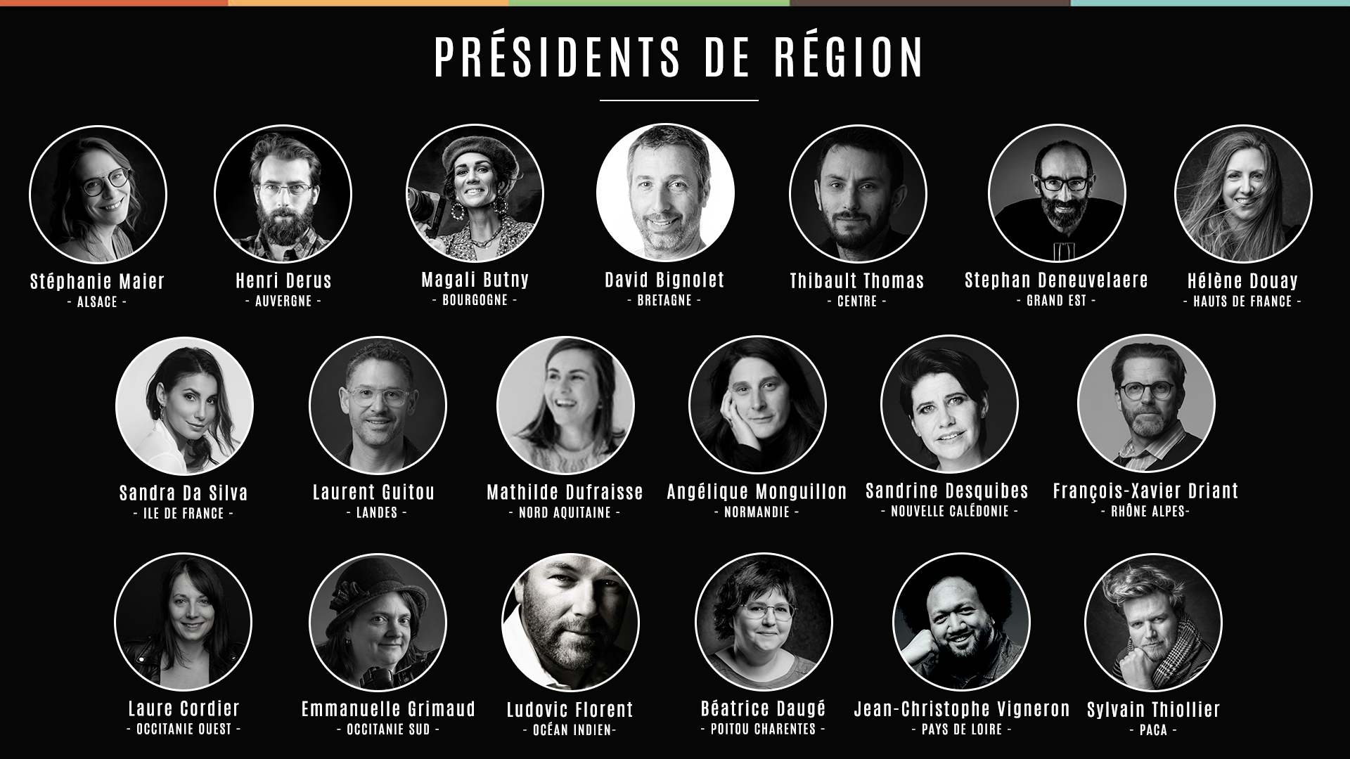 Présidents de région