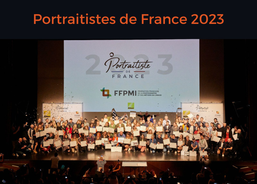 143 Photographes Professionnels ont reçu le titre de Portraitiste de France 2023